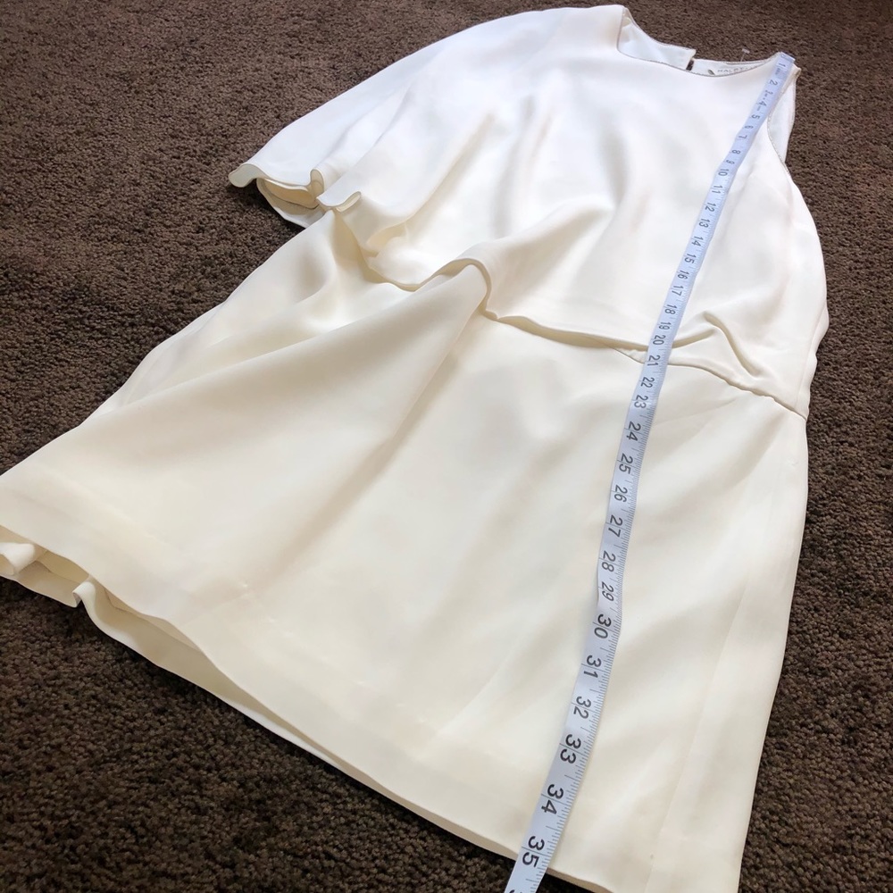 Halston Heritage Asymmetrical Mini Dress | Size 8 - Picture 10 of 12